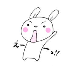 rabbit Chibi-chibi2 sticker #10033237