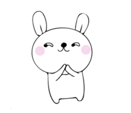 rabbit Chibi-chibi2 sticker #10033240