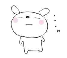 rabbit Chibi-chibi2 sticker #10033241