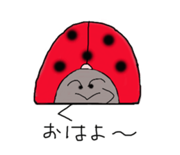 Full of ladybug sticker #10033328