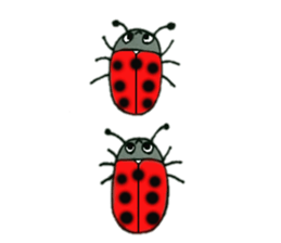 Full of ladybug sticker #10033350