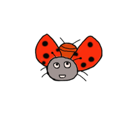 Full of ladybug sticker #10033359