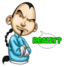 Master Fu Learns Manner sticker #10033677