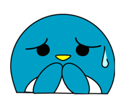 2 made to round penguin parent sticker #10033731