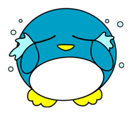 2 made to round penguin parent sticker #10033751