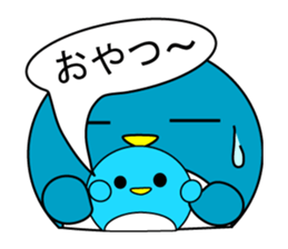 2 made to round penguin parent sticker #10033762