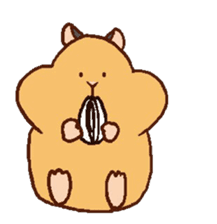 Very cute hamster stickers sticker #10033982