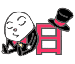 Butler of the egg sticker #10034038