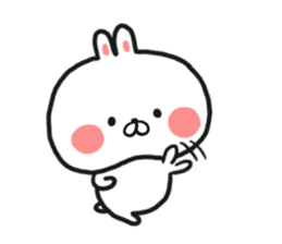 Spring rabbit sticker #10034501