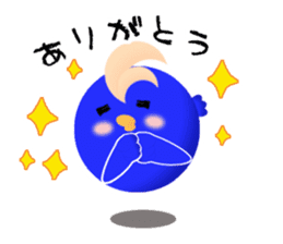 Aoi-TORI to Tamago-OBAKE sticker #10034658