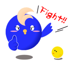 Aoi-TORI to Tamago-OBAKE sticker #10034662