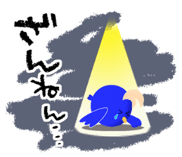 Aoi-TORI to Tamago-OBAKE sticker #10034666