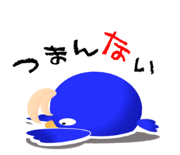 Aoi-TORI to Tamago-OBAKE sticker #10034668