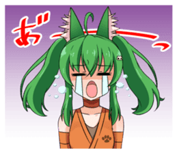 Nekomimi Ninja girl 2 sticker #10034735