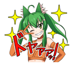 Nekomimi Ninja girl 2 sticker #10034741