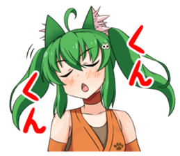 Nekomimi Ninja girl 2 sticker #10034752