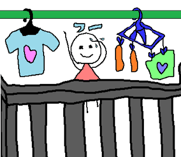 Love birds are in the room. sticker #10034801