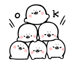 Small seal sticker sticker #10035087