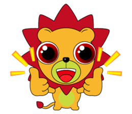 Brown - Actor in the show sticker #10035278