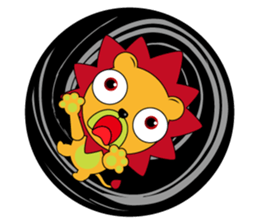 Brown - Actor in the show sticker #10035281