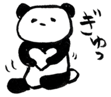 Calligraphy's Panda sticker #10035497