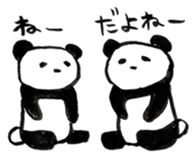 Calligraphy's Panda sticker #10035525
