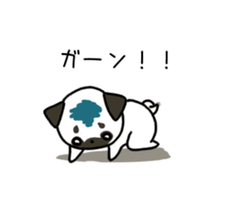 ShiroPug(White pug) sticker #10035882