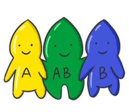 Blood Group (A, B, AB, O) 01 sticker #10035998