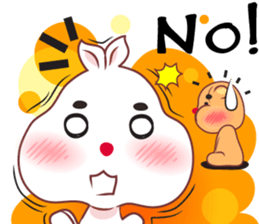 Love Love bear&bunny (Eng) sticker #10036370