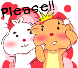 Love Love bear&bunny (Eng) sticker #10036381