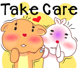 Love Love bear&bunny (Eng) sticker #10036383