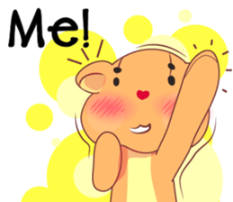 Love Love bear&bunny (Eng) sticker #10036386