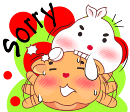 Love Love bear&bunny (Eng) sticker #10036388