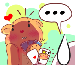 Love Love bear&bunny (Eng) sticker #10036391