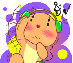 Love Love bear&bunny (Eng) sticker #10036392