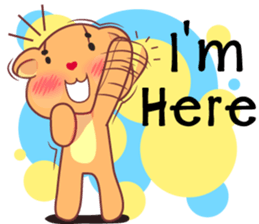 Love Love bear&bunny (Eng) sticker #10036396