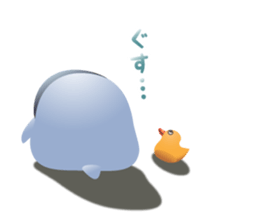 Emperor penguin-san sticker #10036722