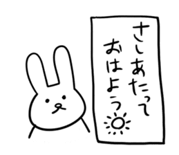 Rabbit said, " For the moment ." sticker #10036837