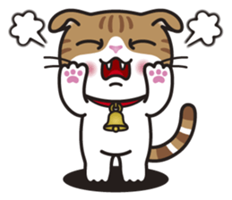 ALICE the Scottish Fold Cat sticker #10036895