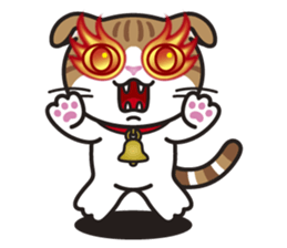 ALICE the Scottish Fold Cat sticker #10036899