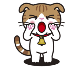 ALICE the Scottish Fold Cat sticker #10036912