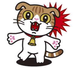 ALICE the Scottish Fold Cat sticker #10036921
