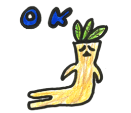 Shout Mandrake-kun sticker #10036959
