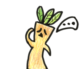 Shout Mandrake-kun sticker #10036961