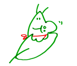 Grasshopper man sticker #10037349