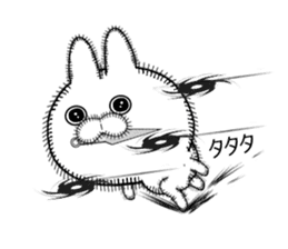 Rabbit of the Ninja sticker #10037634