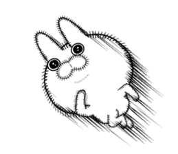 Rabbit of the Ninja sticker #10037635