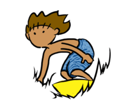 Surf boy sticker #10038648