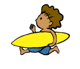 Surf boy sticker #10038655