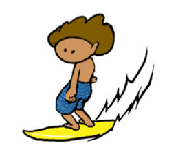 Surf boy sticker #10038657